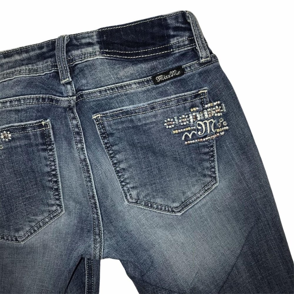 Miss Me Distressed Medium Skinny Ankle Jeans 25 23 - Picture 11 of 12